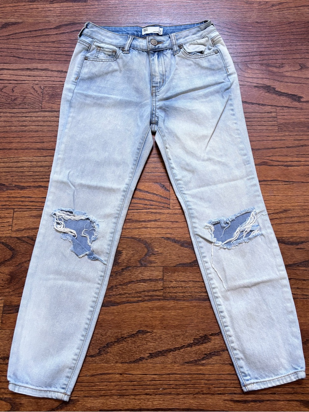Soft and stylish! Light Distressed Girls Jeans youth size 8 RSQ brand